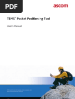 Download TEMS Pocket Positioning Tool Users Manual by Mukhram Bhadu SN85333220 doc pdf