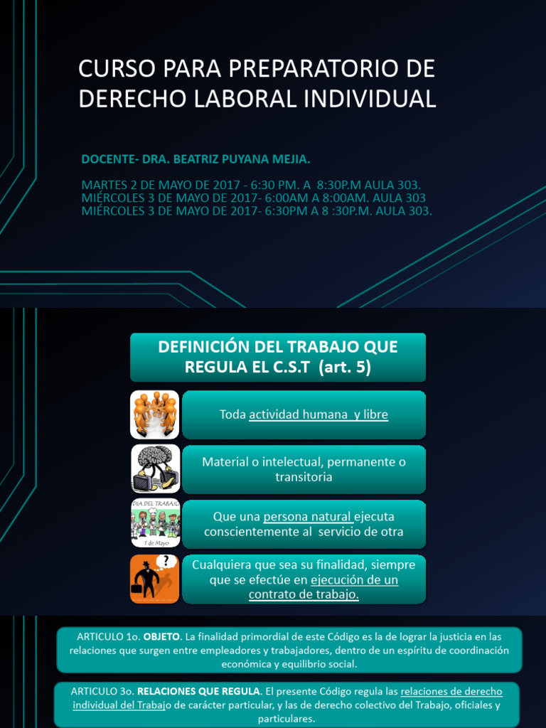 Curso de Derecho Laboral Individual | PDF | Derecho laboral | Salario