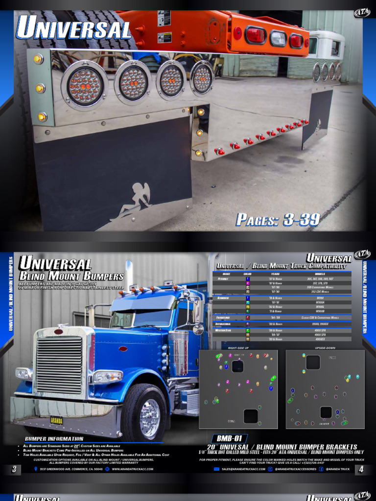 Universal Blind Mount Bumpers Guide | PDF | Vehicle Technology | Rear ...