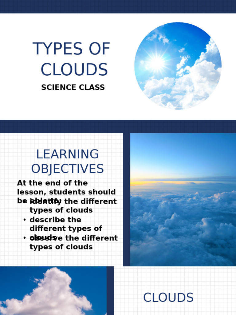 Types of Clouds Overview | PDF | Cloud | Earth Phenomena