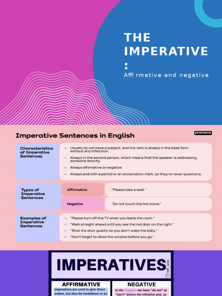 The Imperative | PDF
