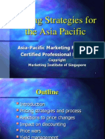 Pricing Strategies For The Asia Pacific