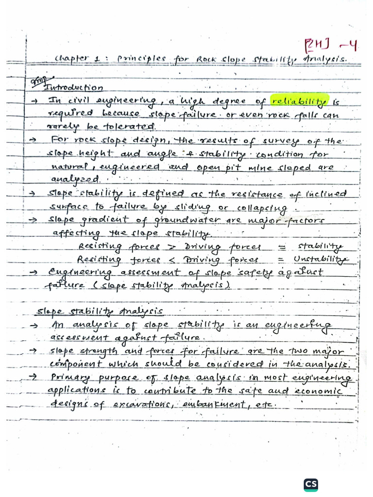Rock Slope Engineering 1 4 | PDF