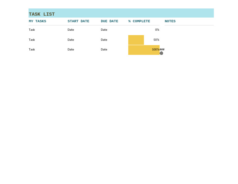 Task Management Progress Tracker | PDF