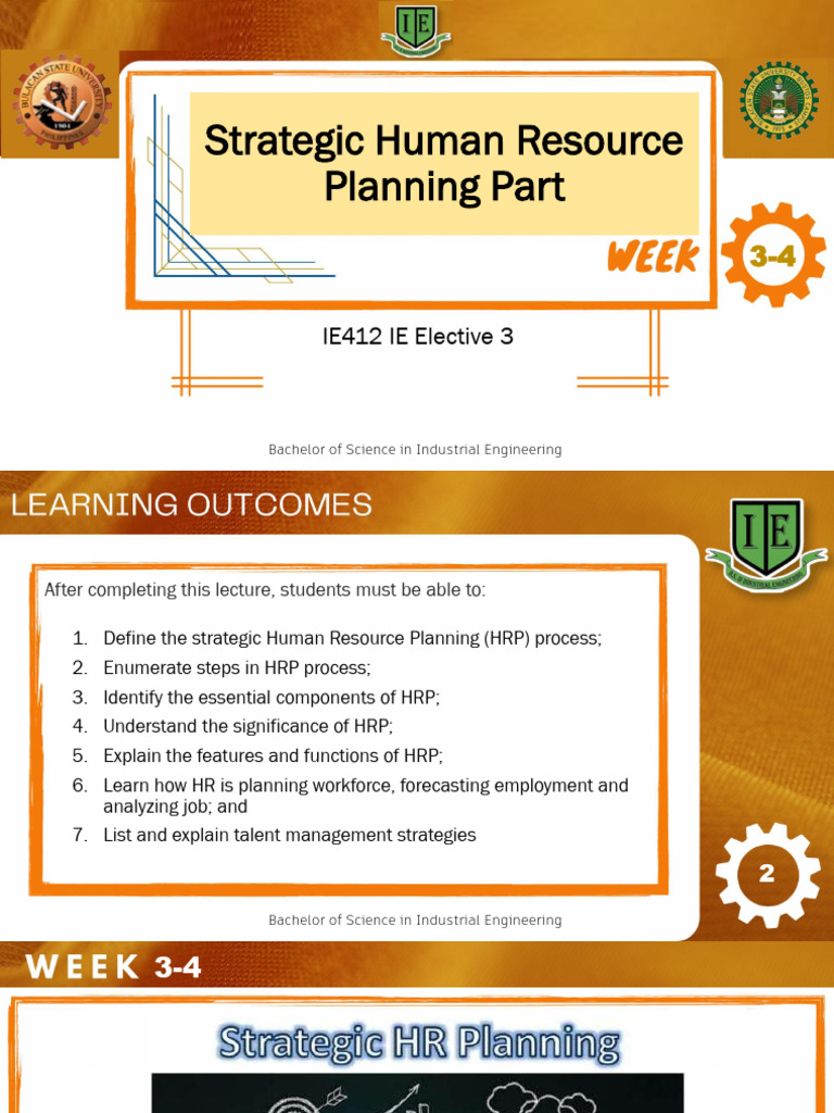 Strategic Human Resource Planning Guide | PDF | Talent Management ...