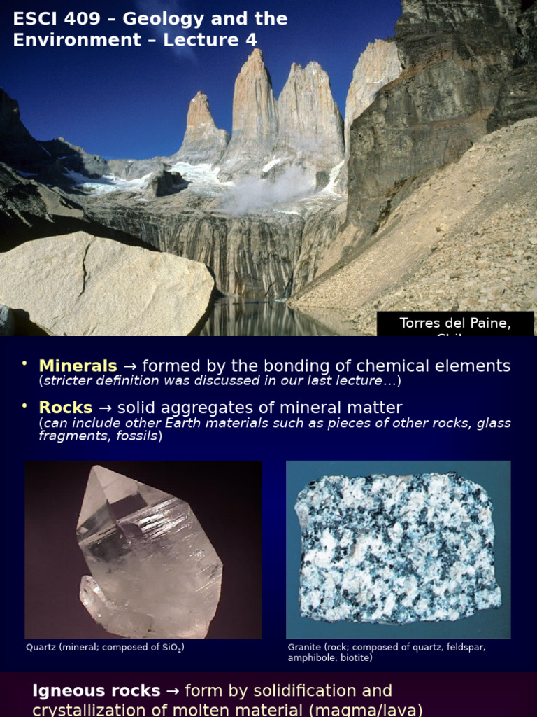 ESCI 409 L04 Igneous Metamorphic Rocks | PDF | Igneous Rock | Rock ...