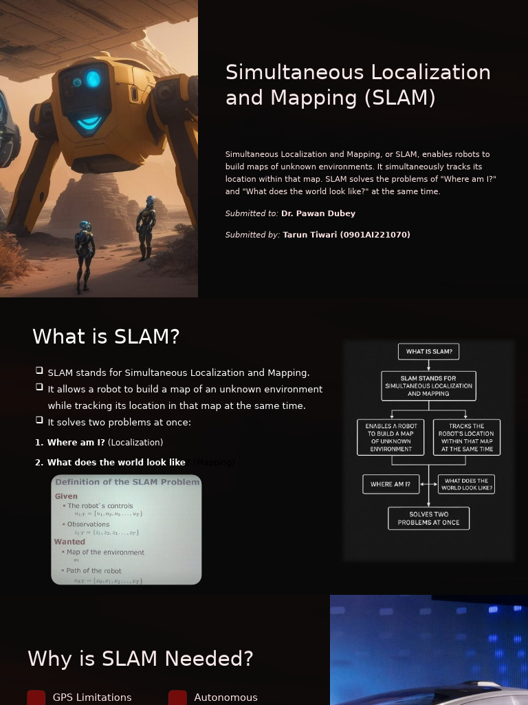 Understanding SLAM: Navigation for Robots | PDF