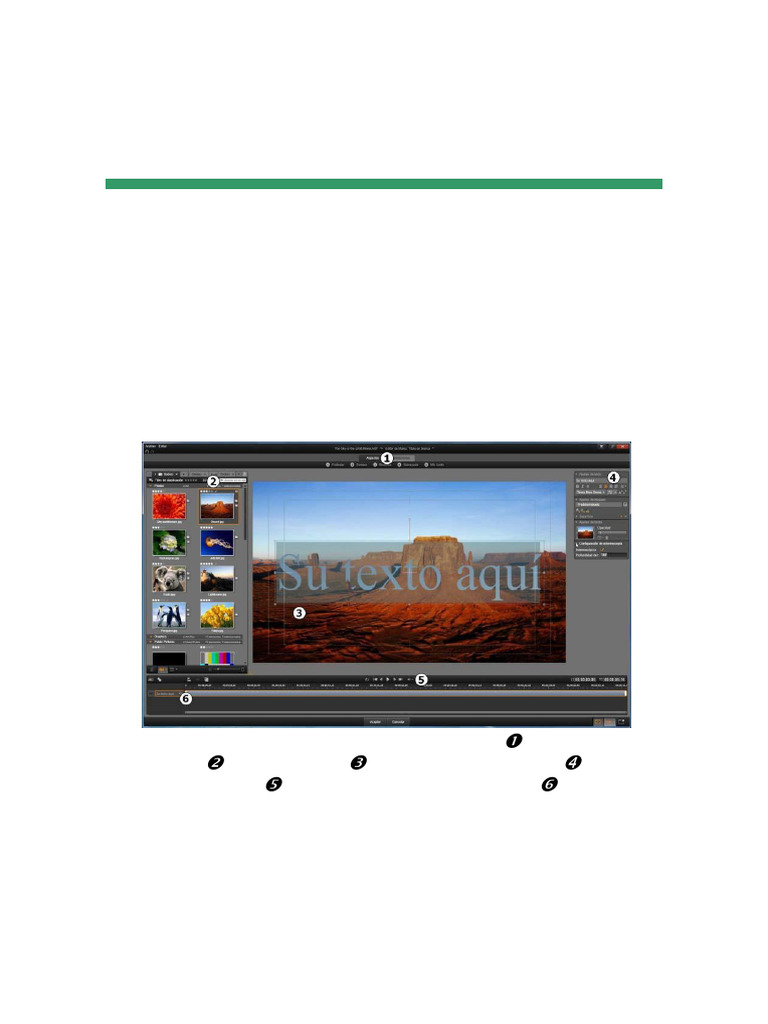 Editor de Títulos en Pinnacle Studio | PDF | Ventana (informática ...