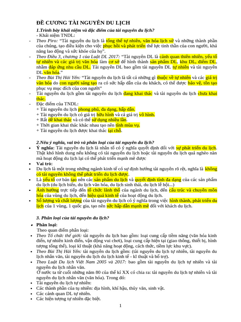 ĐCTNDL | PDF