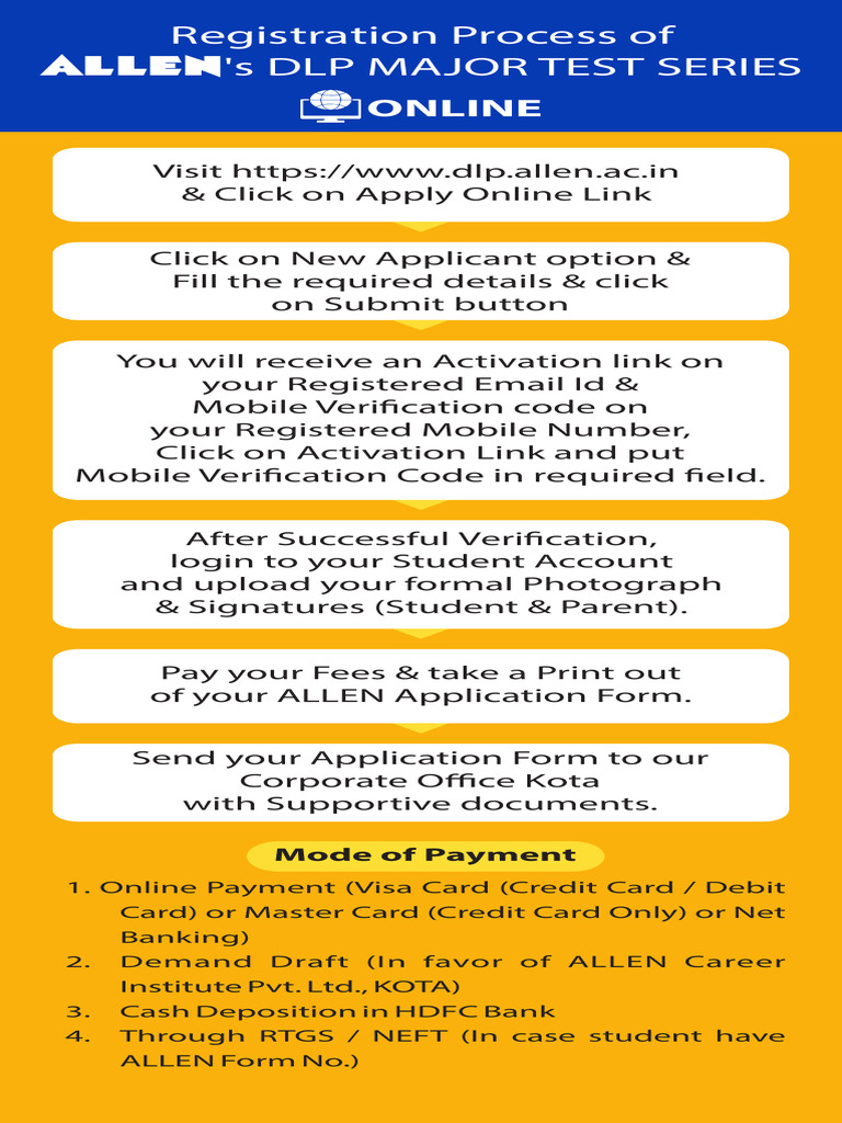 MTS Admissions Registration Process | PDF