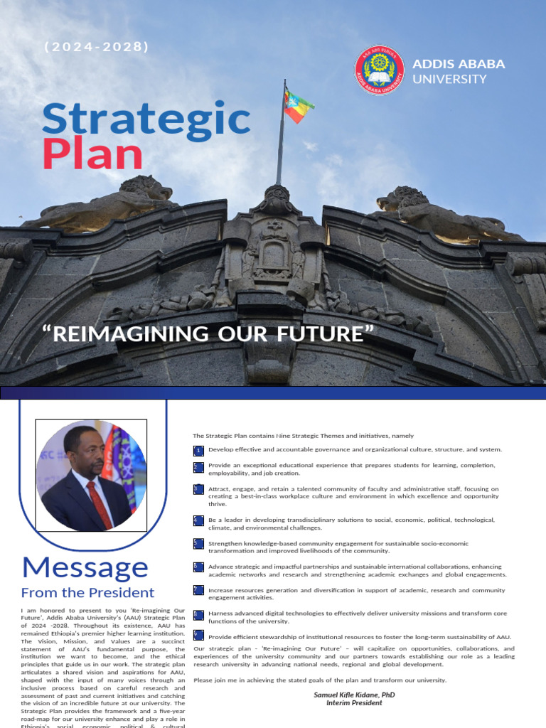 Aau SP 2024 - 2028 | PDF | Sustainability | Employee Retention, image size:768x1024