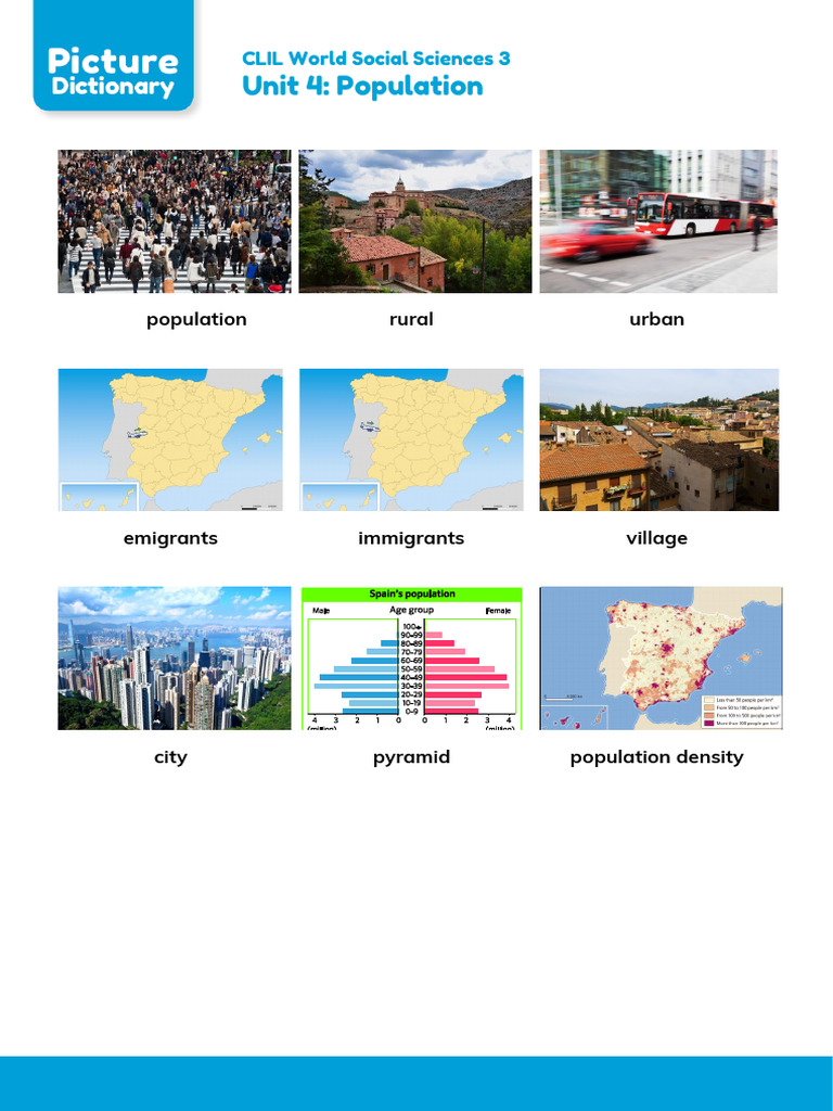 CLIL World Social Sciences: Population | PDF