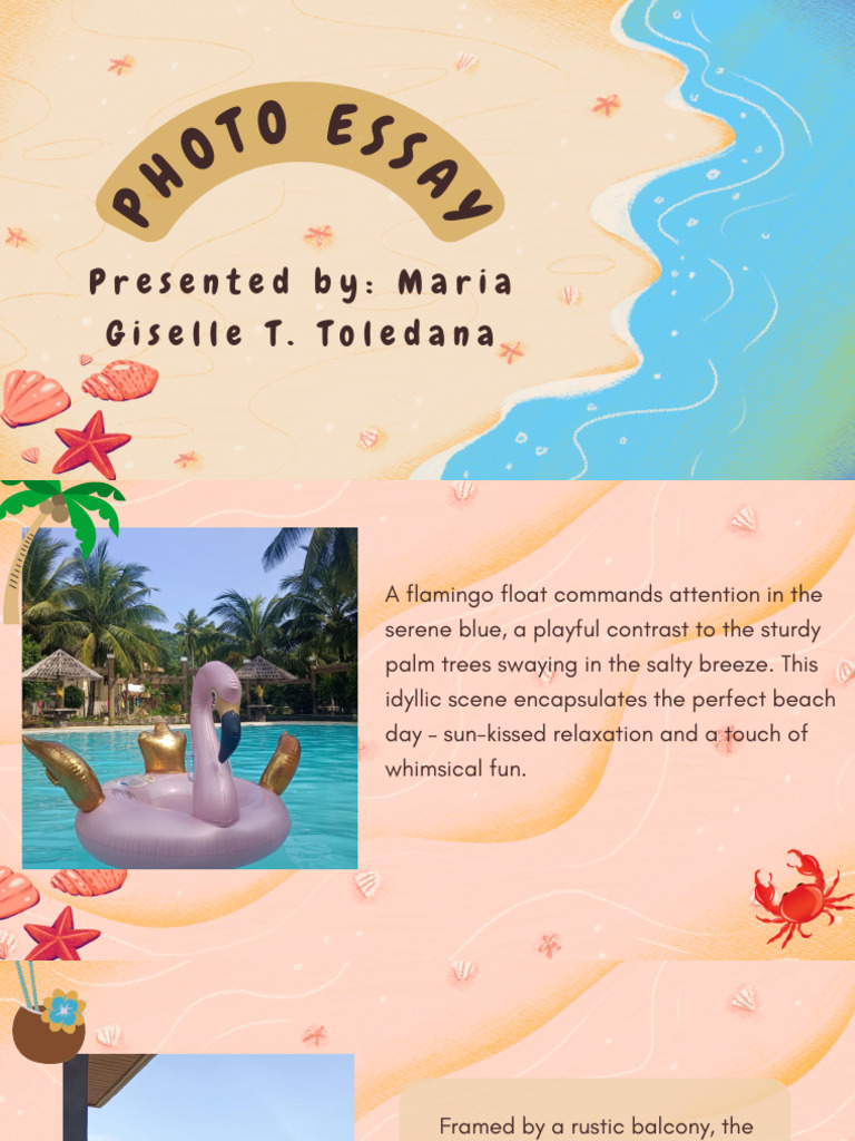 Serene Beach Day Photo Essay | PDF
