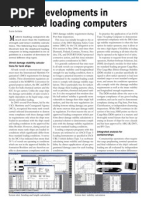 Recent Developments in Loading Computers