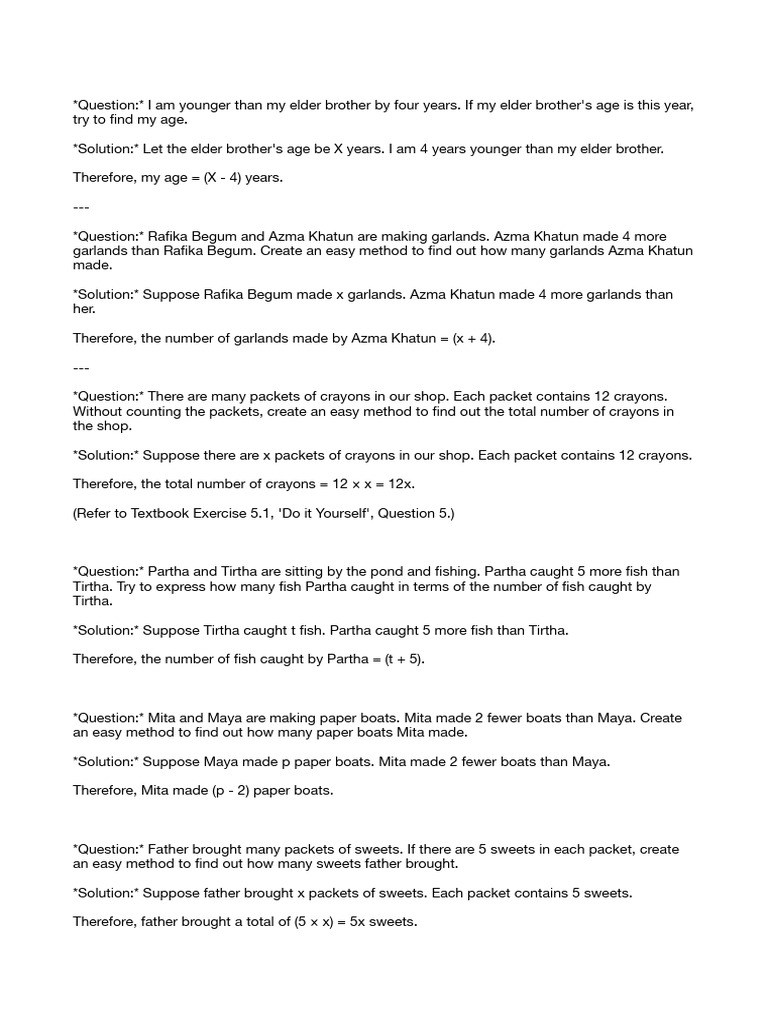 Math Translation Pdf