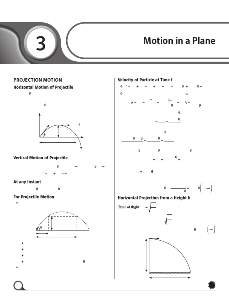 64c916f734e3d90019f4283c - ## - Motion in A Plane Short Notes | PDF ...