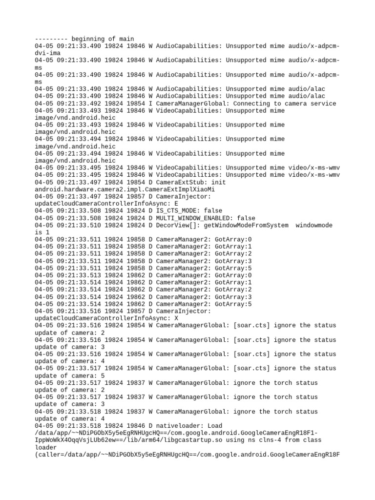 Logcat 1743819693424 | PDF | Computing | Software