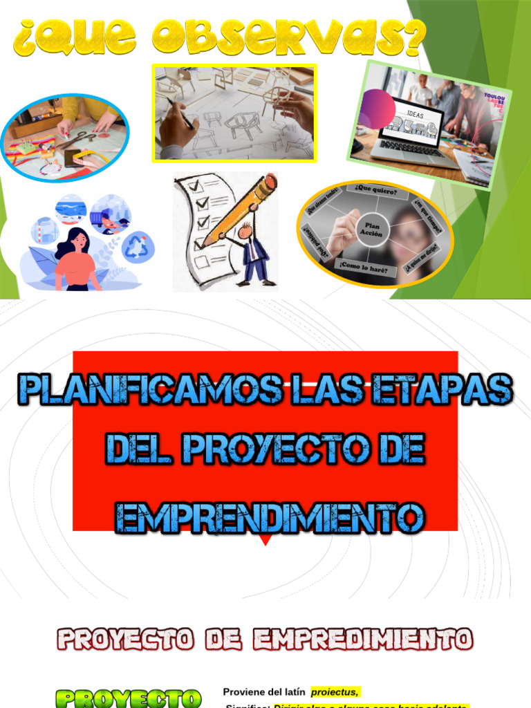 Etapas Del Proyecto de Emprendimiento | PDF
