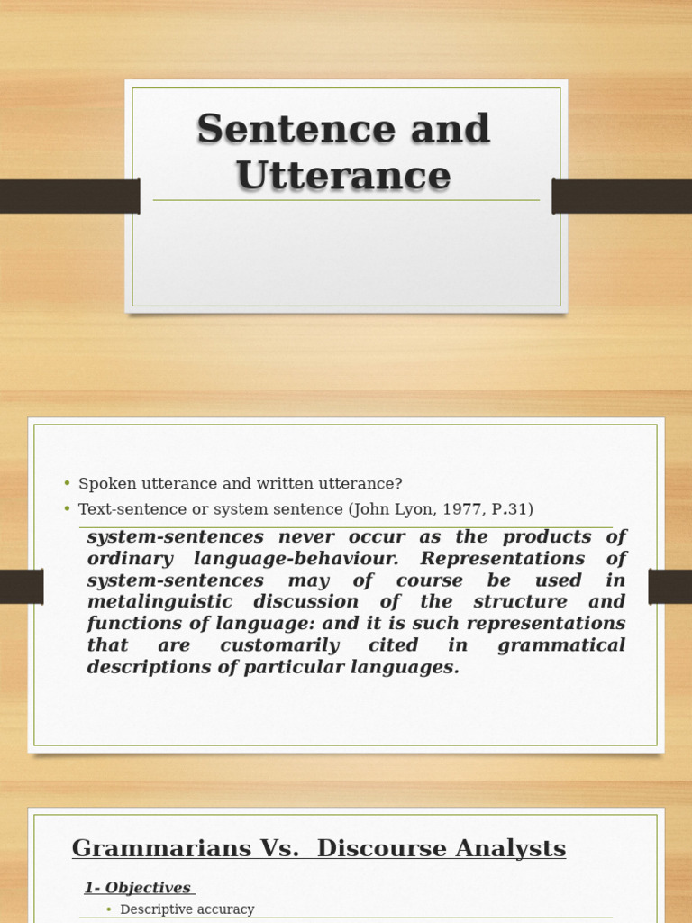 Grammar vs. Discourse Analysis Insights | PDF