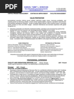 Director Capital Project Management in Atlanta GA Resume Samuel Donovan