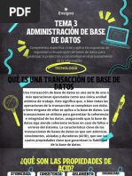 Propiedades ACID en Bases de Datos | PDF | Ácido | Bases de datos