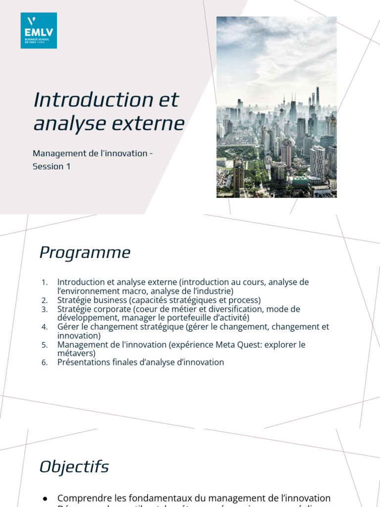 Management de l'Innovation : Stratégies et Outils | PDF | Gestion ...