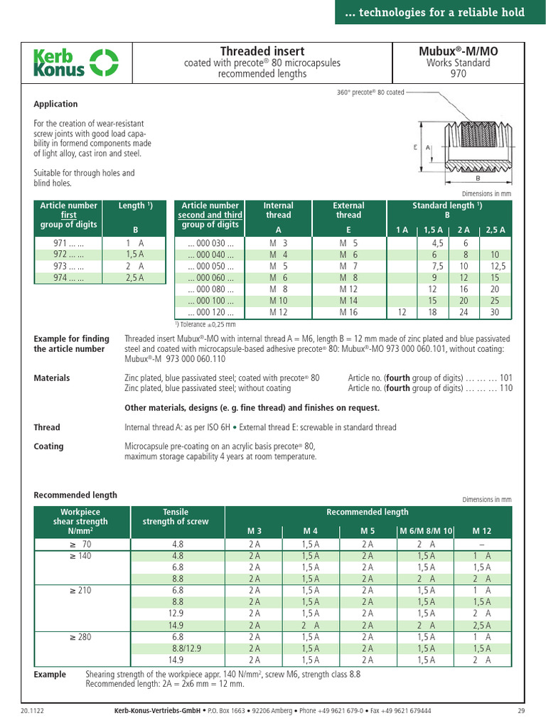 Ends209700 250411 131201 | PDF | Screw | Materials