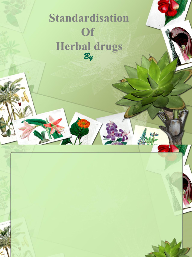 Standardization of Herbal Drugs - DRMR | PDF | Thin Layer ...