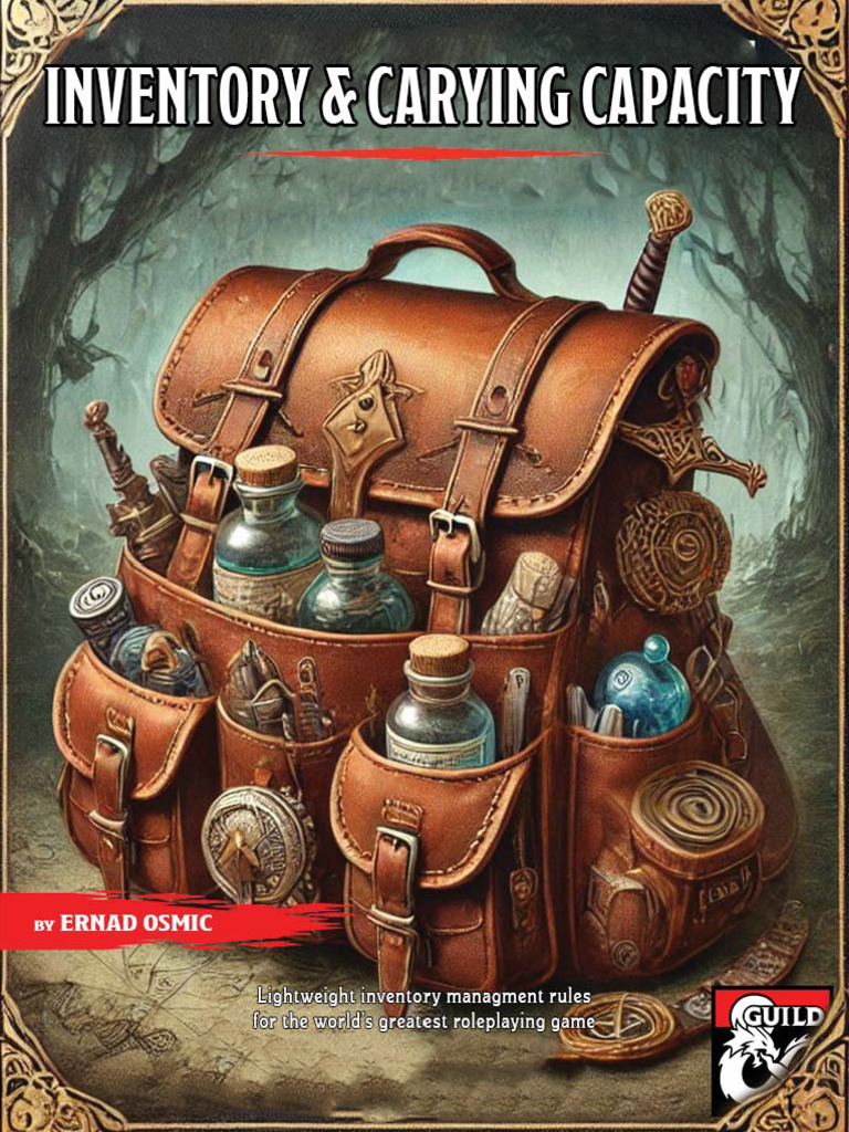 Inventory Management in D&D | PDF | Backpack