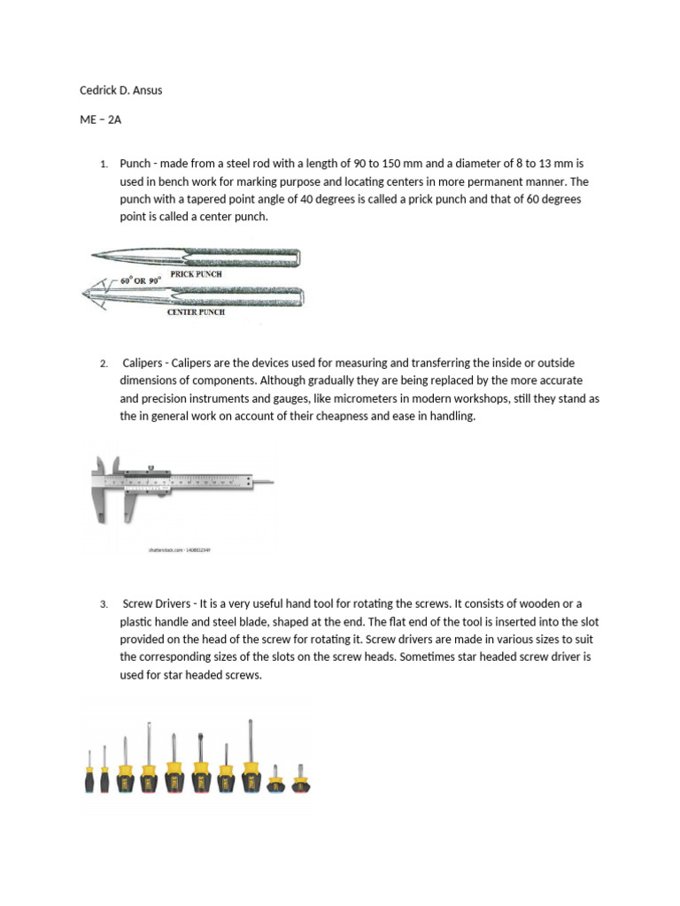 Essential Hand Tools for Fitting Shops | PDF | Screw | Drill