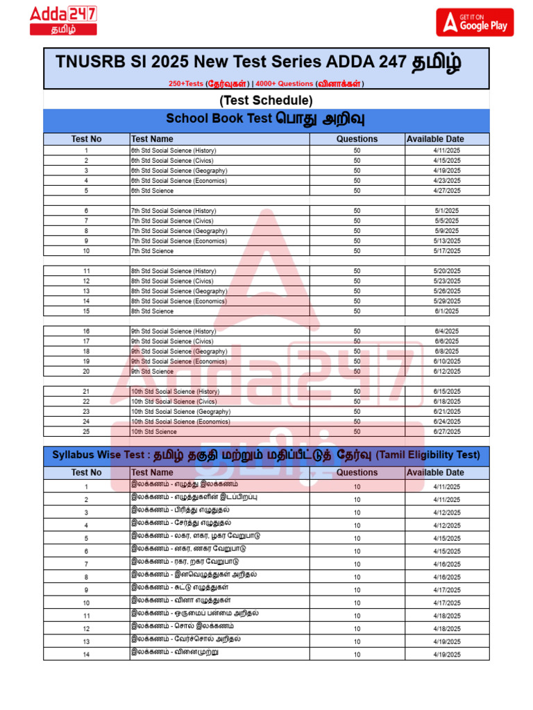 TNUSRB+SI+2025+New+Test+Series+-+TNUSRB+SI+2025+New+Test+Time+line+(4 ...