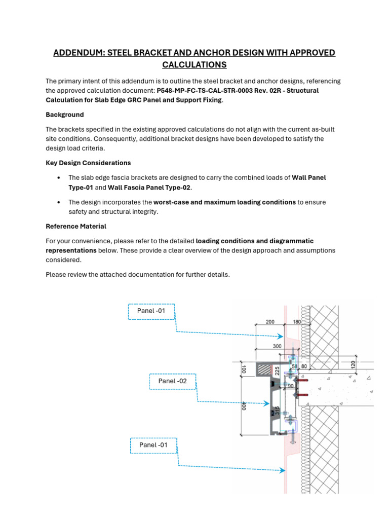 Steel Bracket & Anchor Design Addendum | PDF | Applied And ...