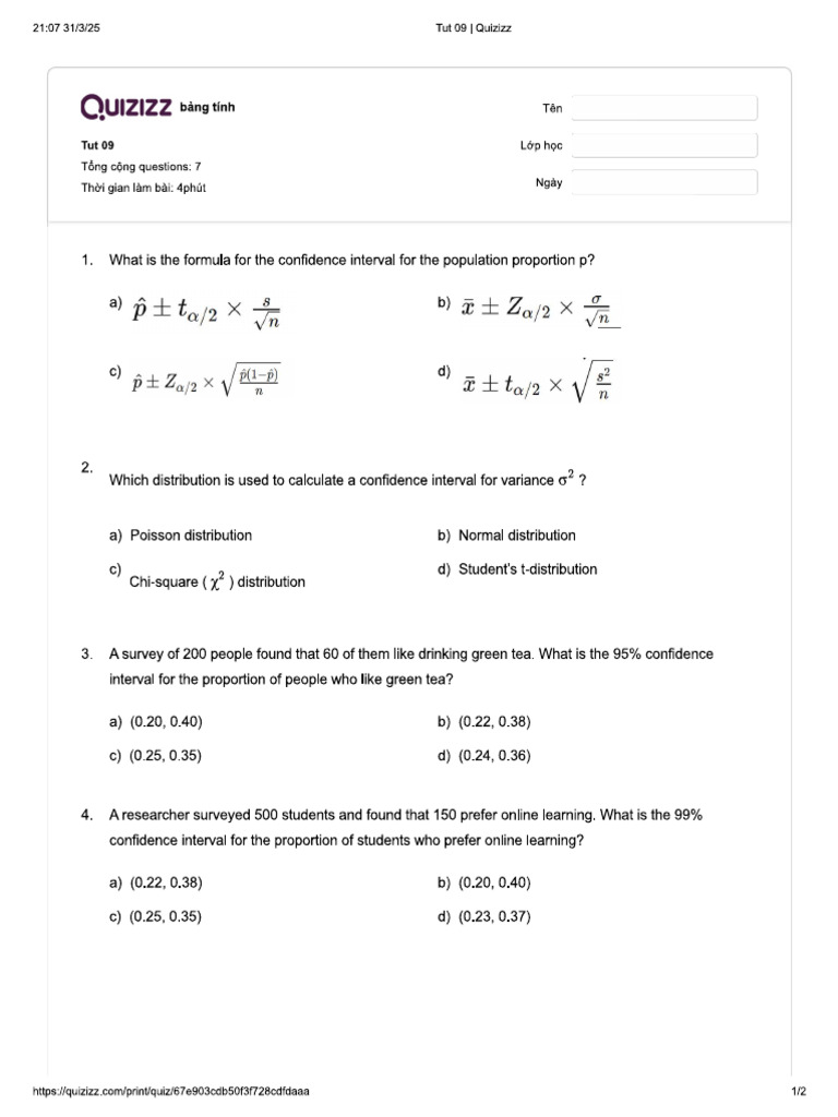Tut 9 | PDF