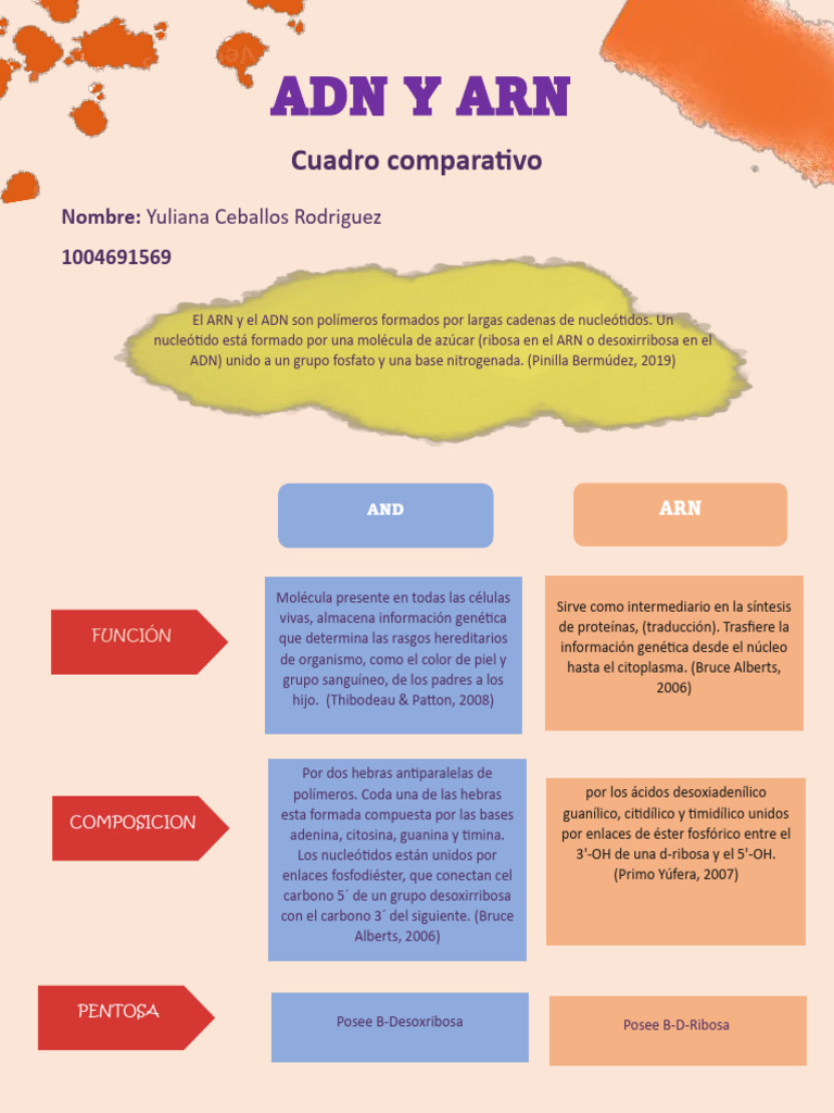AND y ARN | PDF | Rna | Nucleótidos