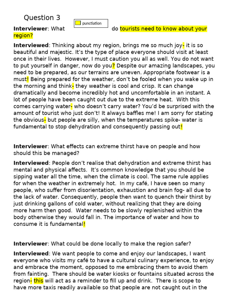 Eng Modal Response For Interview | PDF