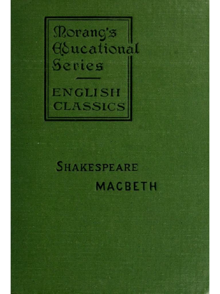 Tragedy of Macbeth by Shakespeare | PDF
