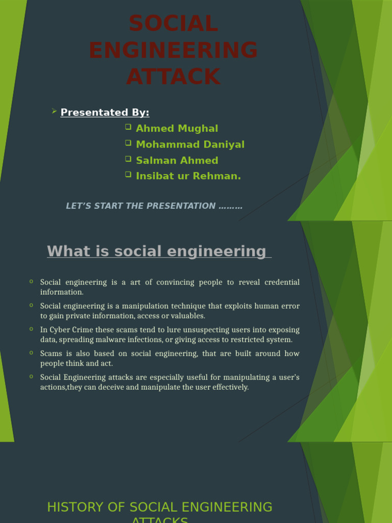 Social Engineering Attack | PDF | Social Engineering (Security) | Security