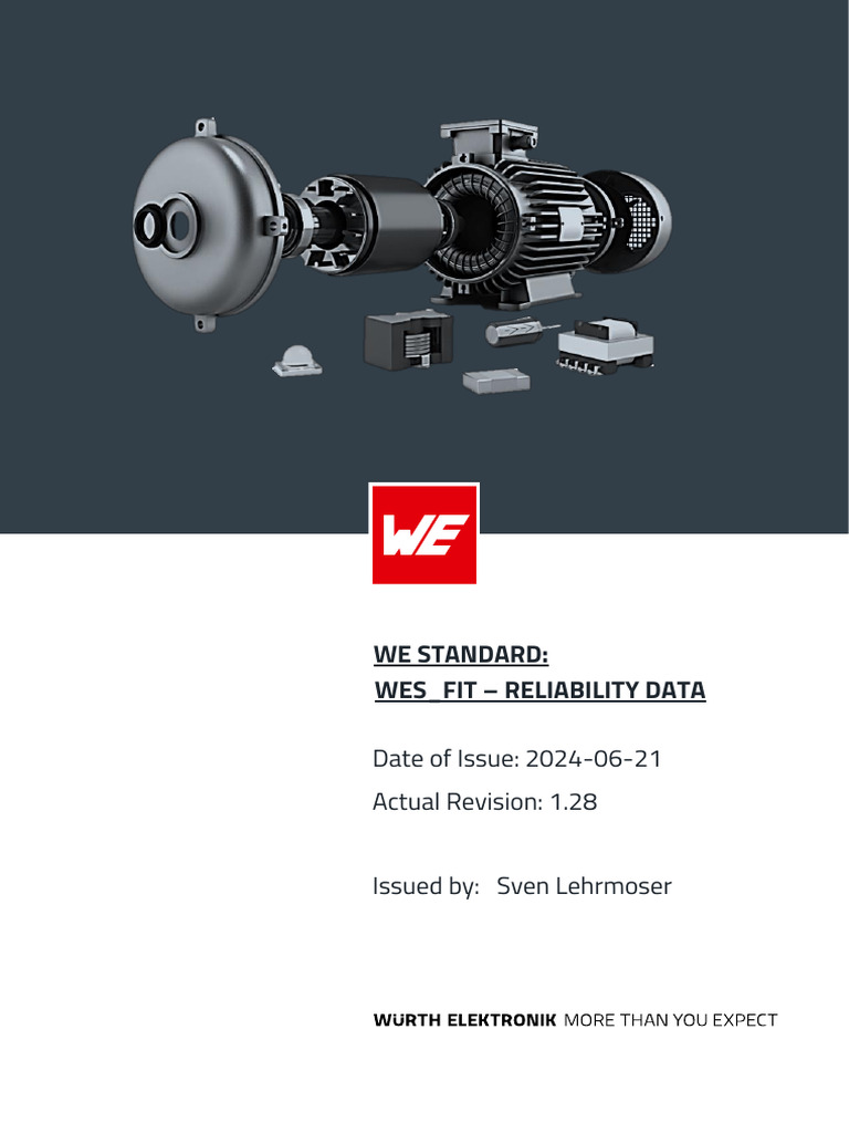 WES_FIT Reliability Data Overview | PDF | Reliability Engineering ...