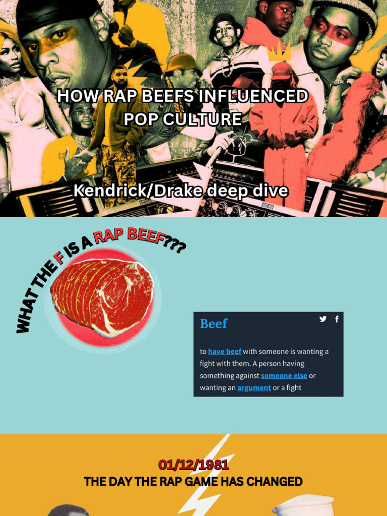 Rap Beefs' Impact on Pop Culture | PDF