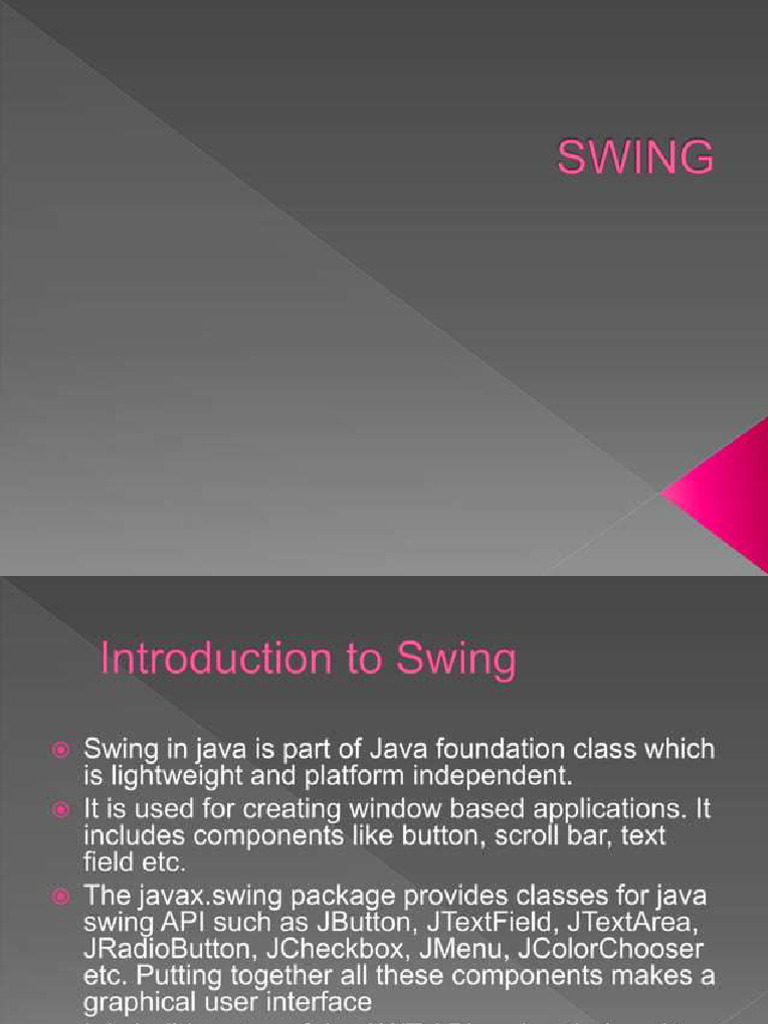 Swing | PDF