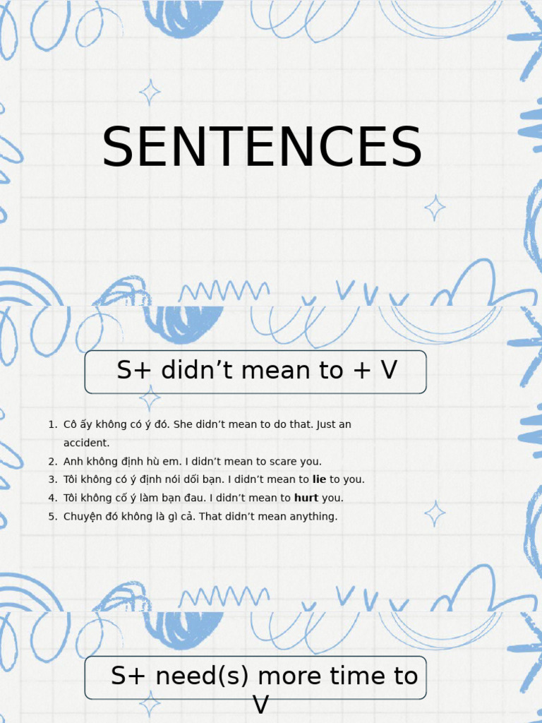 Sentences | PDF