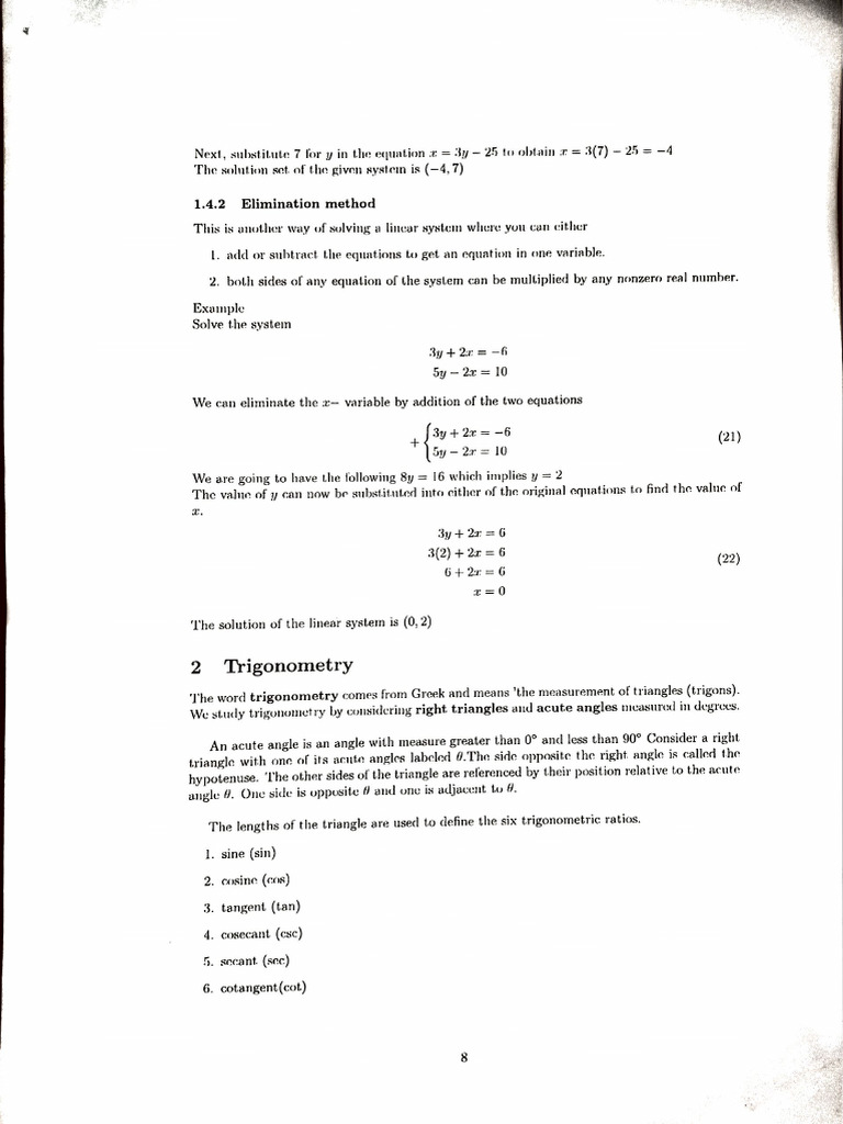 Math Notes | PDF