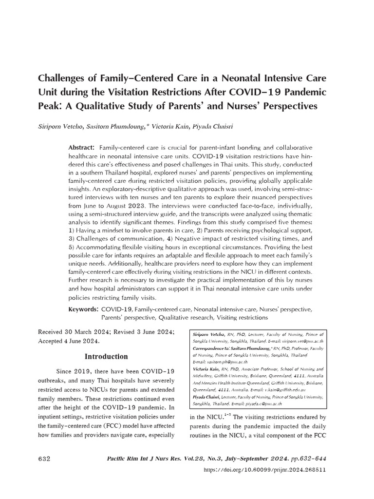 Journal 225670620155445 | PDF | Neonatal Intensive Care Unit | Infants