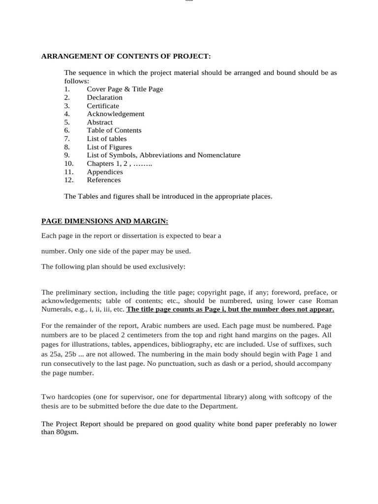 major-project-report-guidelines | PDF | Thesis | Computer Hardware