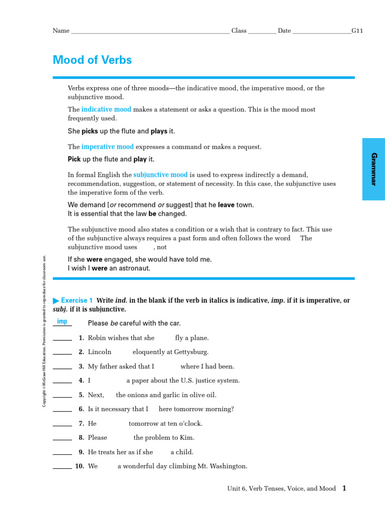 Mood | PDF | Linguistics | Linguistic Morphology