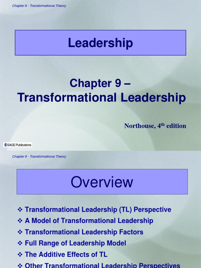 Understanding Transformational Leadership | PDF | Transformational ...