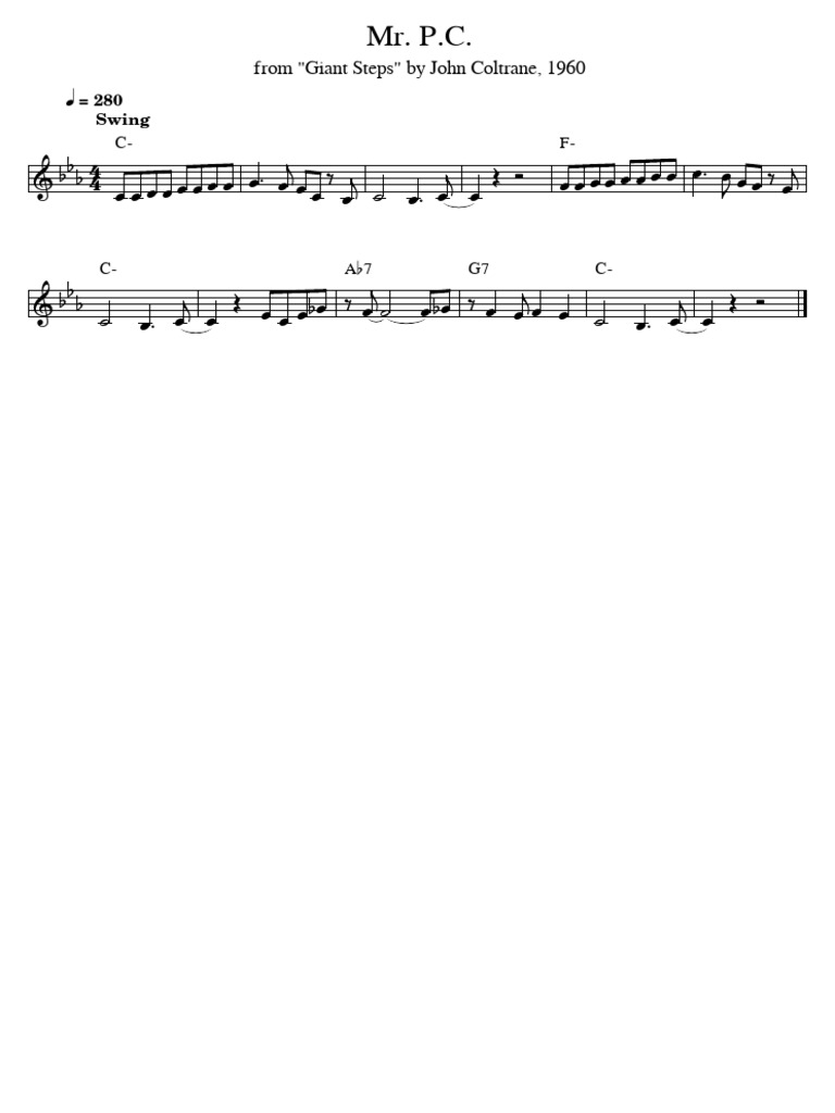 MR PC John Colvgtrane MR PC | PDF