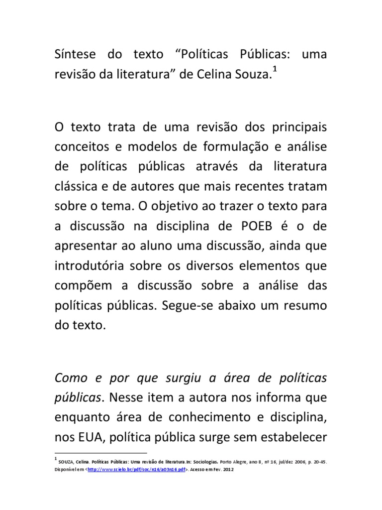 O Que E Fazer Uma Sintese De Um Texto