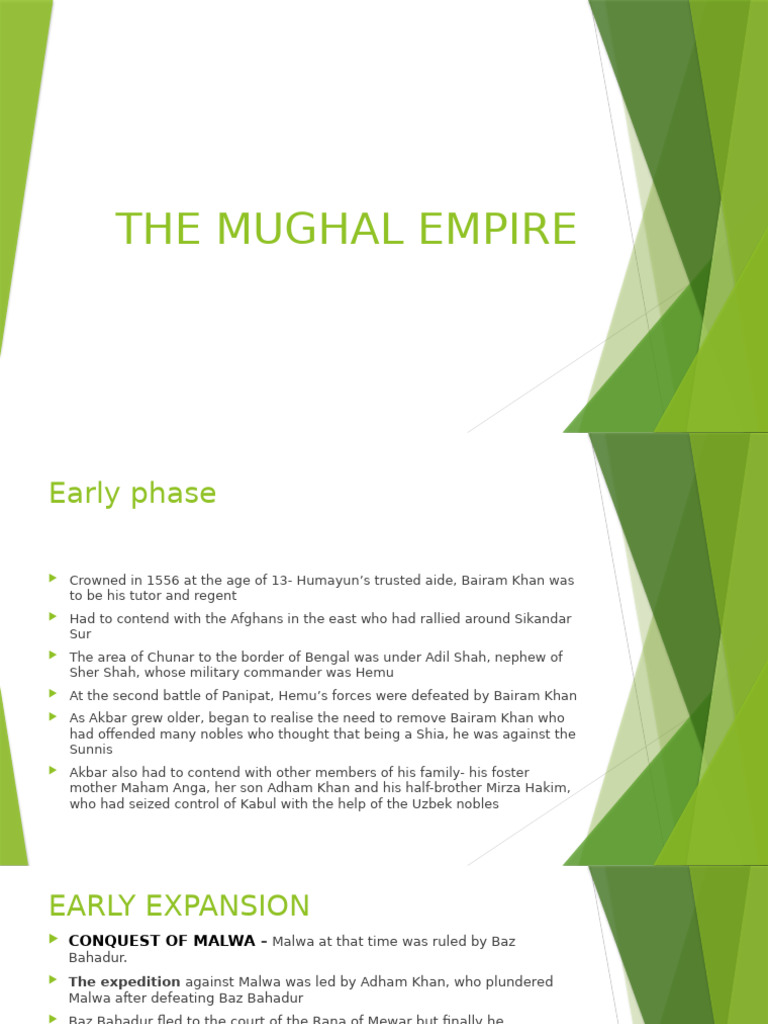 Key Events in Mughal Empire Expansion | PDF
