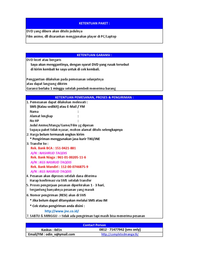 0d1n - List (1 Nop 2011) | PDF | Game & Aktivitas